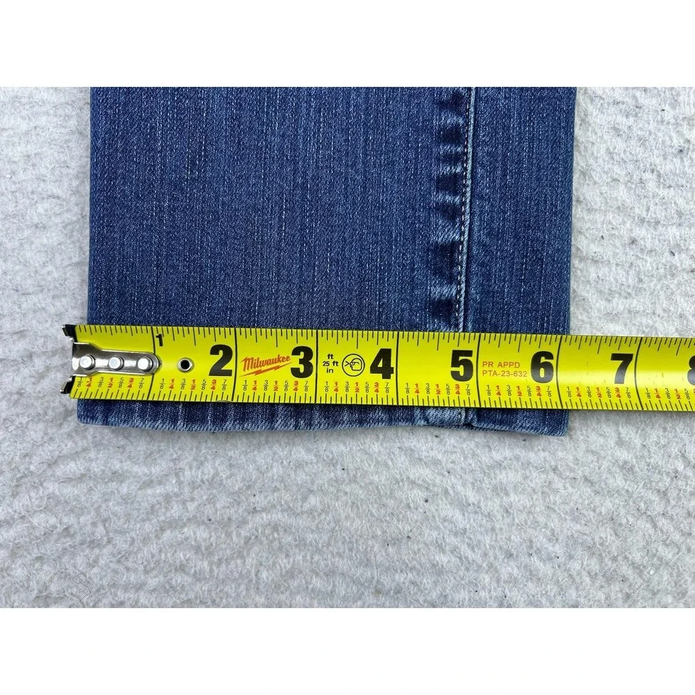Joes Jeans Ankle Cigarette Slim Jeans Womens 30 Blue Mid Rise Stretch Denim